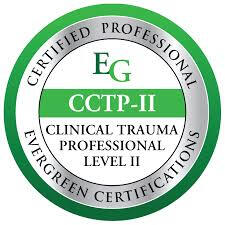 Certified Clinical Trauma Professional Level 2 (CCTP-II) Certification trained by multiple trainers, including Bessel van der Kolk